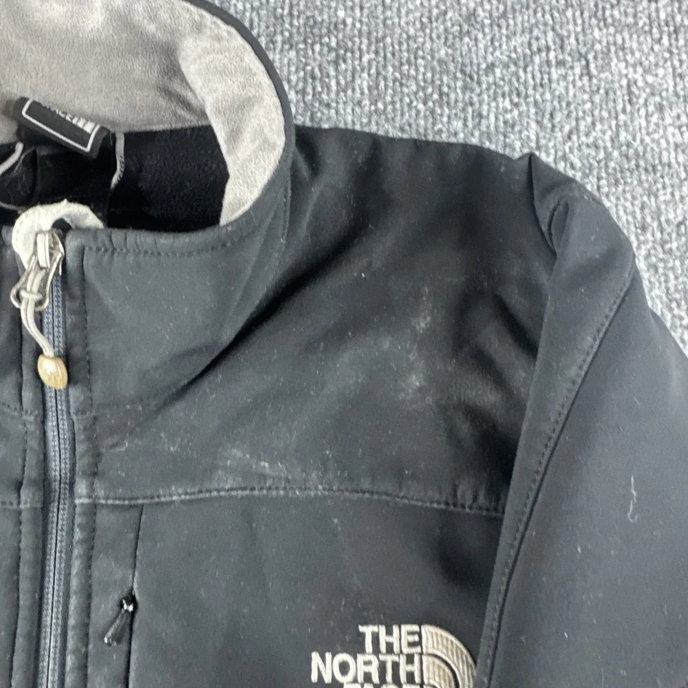 North Face Apex Jacket Womens M Black Softshell Full Zip Windbreaker Outdoor TNF - Picture 5 of 11
